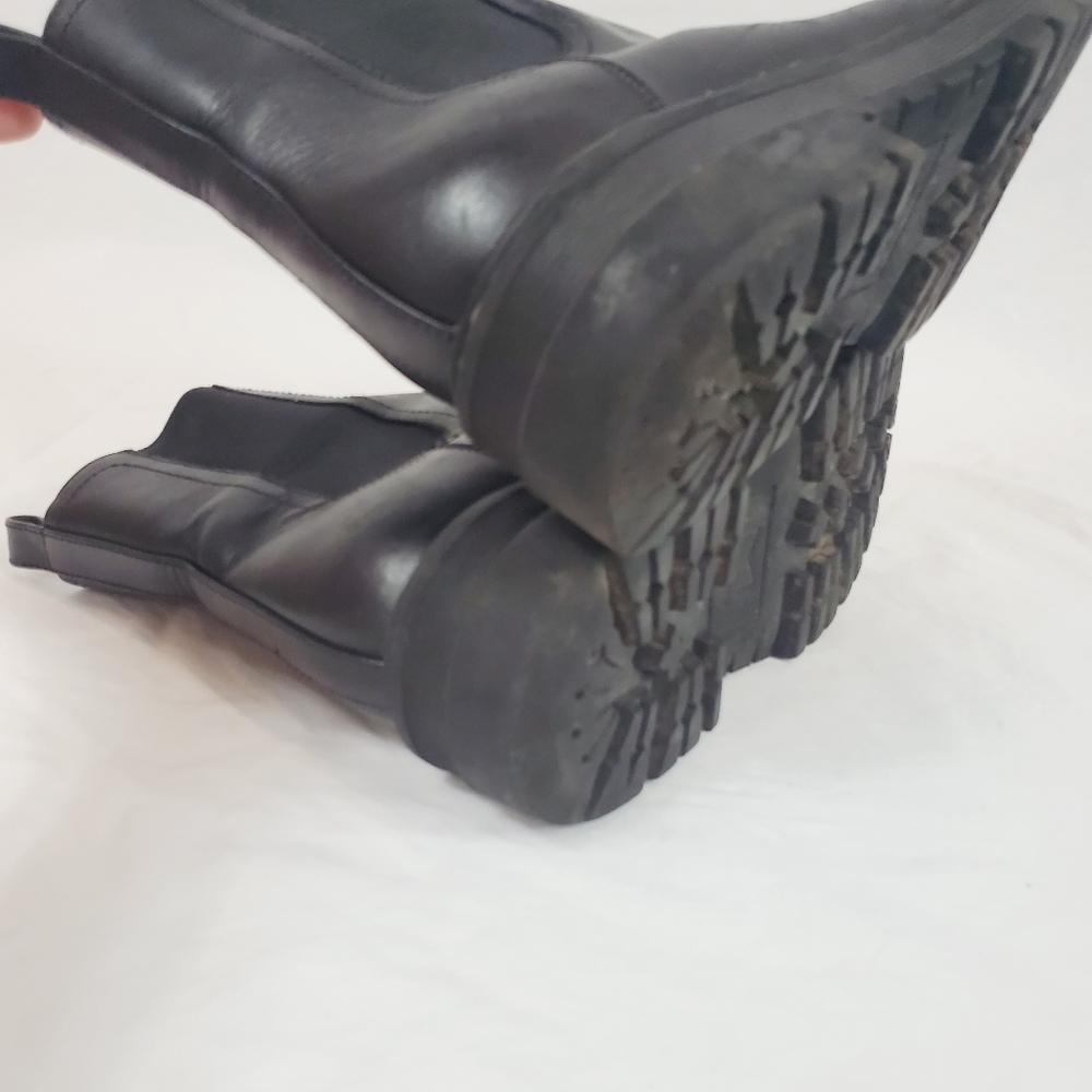 Marc Fisher black Leather Padmia Chelsea Boot - Picture 9 of 11